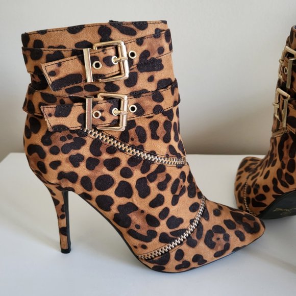 Cheetah Leather Boots - Picture 3 of 9